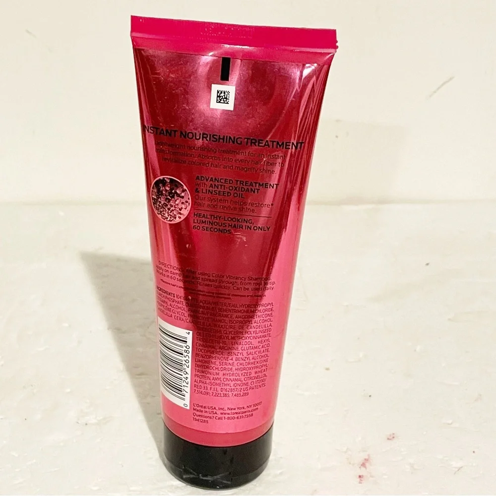L'Oreal Color Vibrancy Instant Nourishing‎ Treatment Melting Mask 6.8 OZ Hair